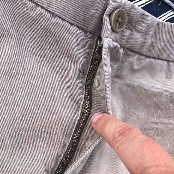 Roy Robson Luxury Chinos Khaki Flat Front W40 L33 - Picture 6 of 11